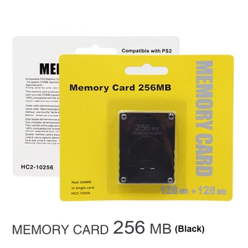 256MB Atminties Kortelė Ps2 Juoda Balta Spalva Kortelės Išsaugoti Žaidimą Duomenų Stick Modulis 