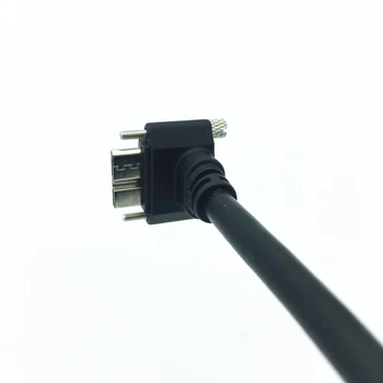 25cm USB 3.0 Micro B male Žemyn kampu į USB A male Žemyn kampu kabelis