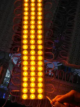 2835 3leds įpurškimo LED Modulis su objektyvo 160 laipsniu,1.2 W nuolatinę srovę DC12V šviesos reklama