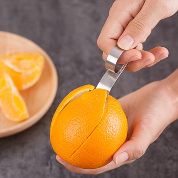 2vnt/daug Nerūdijančio Plieno Orange Skustukas Lengva Atidaryti Citrinų Cutter Citrusinių Parer Vaisių, Daržovių Įrankiai