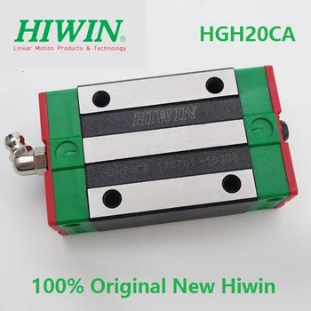 2vnt originalus Hiwin linijinės vadovas geležinkelių HGR20 -L 500mm + 4pcs HGH20CA Ar HGW20CA Linijinis Vežimo Blokas CNC HGW20CC