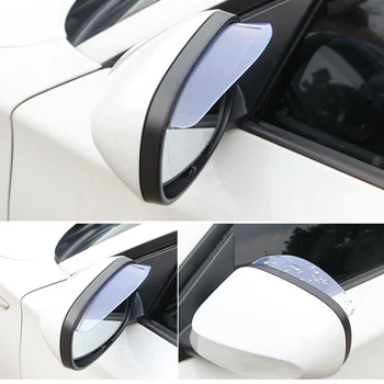 2vnt PVC Automobilio Galinio vaizdo Veidrodėlis lipdukas lietaus antakį Už Kia Ceed Rio 3 4 Sportage 2018 Picanto Sorento Optima Carens Tiguan 2019