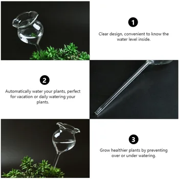 2vnt Savarankiškai Laistymo Lemputes Gaubliai Automatinis Stiklo Waterer Augalų Laistymo Įrenginys