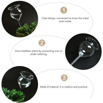 2vnt Savarankiškai Laistymo Lemputes Gaubliai Automatinis Stiklo Waterer Augalų Laistymo Įrenginys