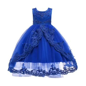 3-12 metų Amžiaus mergaičių drabužiai suknelė, mados išsiuvinėti diamond princess suknelės vaiko gimtadienio prom Veiklos kokybės drabužiai