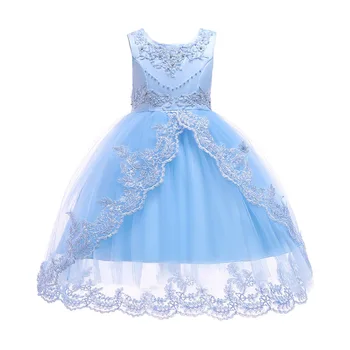 3-12 metų Amžiaus mergaičių drabužiai suknelė, mados išsiuvinėti diamond princess suknelės vaiko gimtadienio prom Veiklos kokybės drabužiai