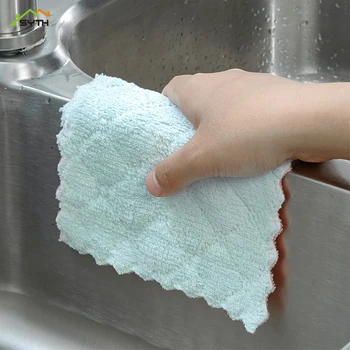 30*30 4pcs Virtuvės rpg absorbentas ir nepūkuotu virtuvės naftos-nemokamai nuvalykite stalą rankšluostį buitinių indų šveitimo padas