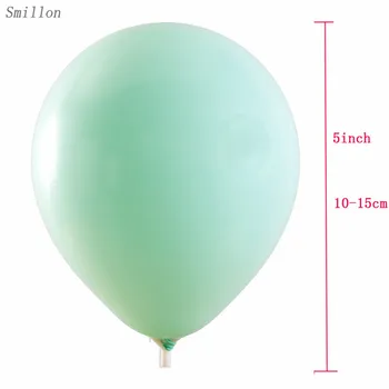 30 vnt 5 colių Macaron latekso balionas gimtadienio dekoracijas vaikų globos balionu ballon vienaragis šalies palloncini favoritas