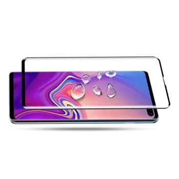 3D Grūdintas Stiklas Samsung S10 Plius Screen Protector, Stiklo Samsung Galaxy note 9 8 S 10 S10e S8 S9 S7 S6 Lenktas Dangtis