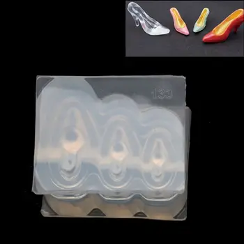 3D Mini Taurės Butelis Aukšti Kulniukai Duona Puodą Pakabukas Dervos Lieti Pelėsių Silikono Formos Rinkinys Miniture Maisto Žaisti Pelėsių Įrankiai X4YA