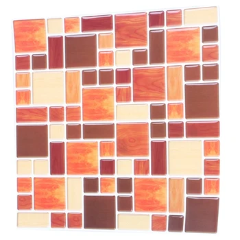 3D Plytelių Pattern Tapetai Modernios Sienos Fone Svetainės Virtuvės DecorPattern:#2 260Mm X 260Mm X1mm