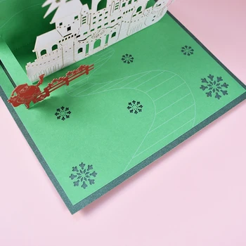 3D Pop-up Kalėdų Eglutė, Kalėdų atvirukas Kalėdos Naujųjų Metų Atvirukus, Kvietimus su Paketas