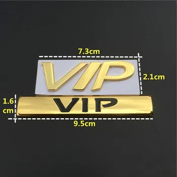 3D VIP Metalo Automobilių Lipdukai Sparnas Optikos Už Chevy MERCEDES-Benz