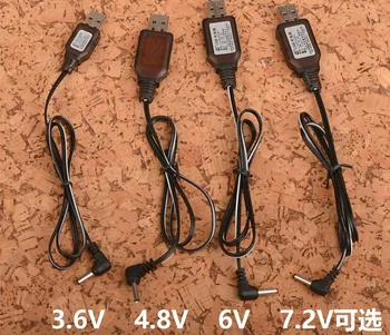 4.8 V 3,6 V 6 V 7.2 V nuotolinio valdymo automobilių priedai,USB, įkroviklio jungtis,3,5 mm apvalus kištukas