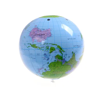 40CM Pripučiami Žemę, Pasaulio Geografija Pasaulio Žemėlapio Balionas Žaislas Paplūdimio Kamuolys Anksti Švietimo Žaislai Vaikams