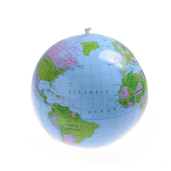40CM Pripučiami Žemę, Pasaulio Geografija Pasaulio Žemėlapio Balionas Žaislas Paplūdimio Kamuolys Anksti Švietimo Žaislai Vaikams