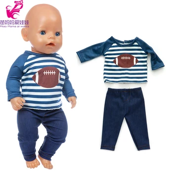 43 cm reborn baby lėlės drabužiai sidabro geen pajama nustatyti 18 colių amerikos karta mergina lėlės outwear