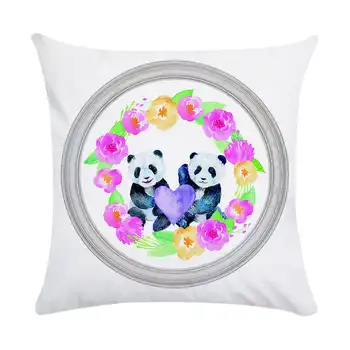 45*45cm Mielas Panda Pagalvėlė Padengti Sofa Namų Dekoro China national Treasure Mesti Pagalvę Padengti Dekoratyvinių Užvalkalas TP78