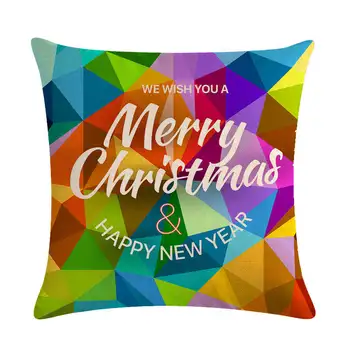 45cm*45cm Kalėdų gyvūnams, dizaino lino medvilnės pagalvių užvalkalus sofos pagalvės užvalkalą pagalvėlė padengti