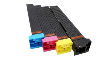 4PC/set naujos suderinamos spalvos dažų kasetės tn 611 už konica minolta bizhub c550 c650,kopijuoklių tonerių rinkinys spausdintuvo kasetė kcmy
