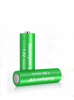4Pcs Naujas 3400mWh 1,5 v AA įkraunamos ličio baterijos su 