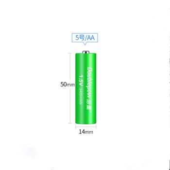 4Pcs Naujas 3400mWh 1,5 v AA įkraunamos ličio baterijos su 