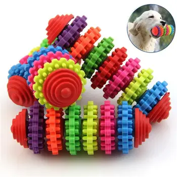 5 Stilių Spalvinga šuns žaislai Šuniuką šunų dantų kramtyti sveikas bite kramtyti žaislus pavarų formos šunelis žaisti žaislai šunelis produkto žaislas