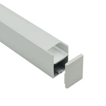 50mm pločio šilumos kriaukle lubų sustabdytas pakabukas sienos nišoje 70mm dekoratyviniai aliuminio profilio flex led juostos