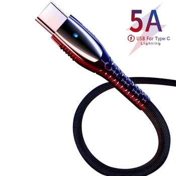 5A 1m USB C Tipo Kabelio 