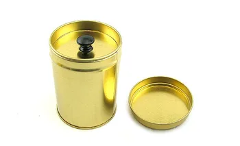 6.4x9cm arbatos puodą aukso dvigubo sluoksnio alavo dėžutės sandarinimo paprasto talpinimo 50 vnt./daug geros antspaudas