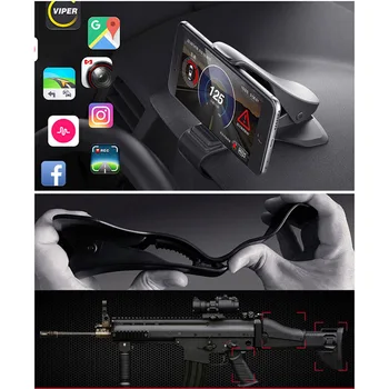 6.5 colių prietaisų Skydelio Automobilio Savininkas Lengva Įrašą, Automobilinis Telefono Laikiklis, Universalus iPhone 