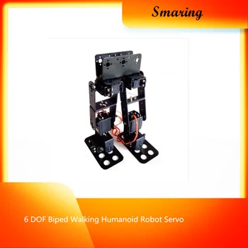 6 DOF Biped Pėsčiomis Humanoidų Robotas Servo Laikiklis Mechaninė Svirtis 