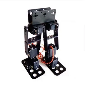 6 DOF Biped Pėsčiomis Humanoidų Robotas Servo Laikiklis Mechaninė Svirtis 