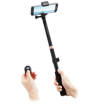 6 in 1 30-93cm Aliuminio Bluetooth Ištraukiamas Teleskopinis Selfie Stick Mobilųjį Telefoną, Fotoaparatą, Trikojį Rinkinys GoPor iPhone Xiao Yi