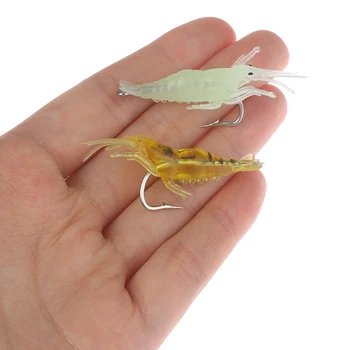 6pcs minkštas krevečių dirbtinis masalas modeliavimas krevetes vabzdžių suvilioti itin tikroviškos soft padirbti krevečių žvejybos reikmenys