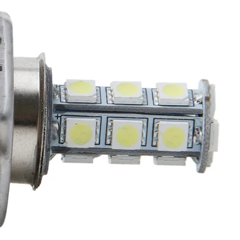 7000K 12V Balta RV Kemperis priekinis žibintas H4 5050 18-LED Lemputės Atsarginės Atvirkštinį