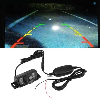 7pcs IR LED Naktinis Versija Automobilį Atbuline Atsarginė Kamera + Belaidis RCA Video Siųstuvas & Imtuvas