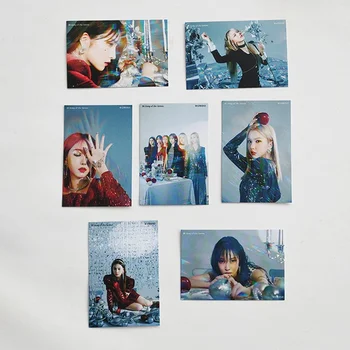 7Pcs/Set Kpop GFRIEND Albumą Lomo Korteles K-pop Naujas Mados Savarankiškai Padarė Popieriaus Kortelė su Nuotrauka Photocard