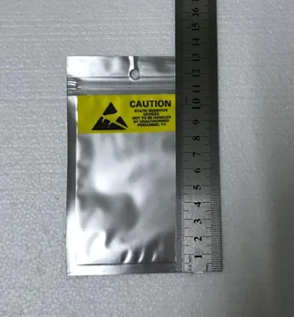 8*13cm Medžiaga Aliuminio Saugojimo Krepšys Zip-Lock Uždaroma Anti Static ESD Maišelis Maišelis j5 ausinės Elektronikos Priedai krepšys