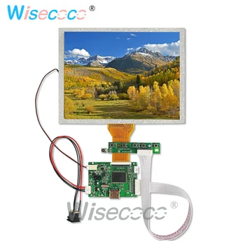 8 colių LCD ekranas, AT080TN52 V. 1 800x600 aukštos rezoliucijos TFT LCD TTL 50pin su kontrolės vairuotojo lenta