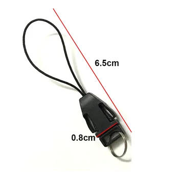 8mm Plastiko Nuimamas Sagtis Nuimamas Dirželiai Puikiai tinka USB tvarkyklės/mobilus telefonas/keychains/ID vardo kortelė Pakuotėje 10