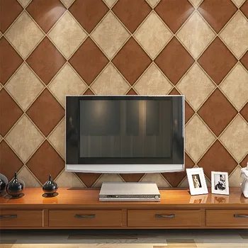 9.5 m x 0.53 m šiuolaikinės paprasta grotelės neaustinių ekrano užsklanda, miegamojo kambarį biuro virtuvės sienos dokumentų namų dekoro miegamasis d
