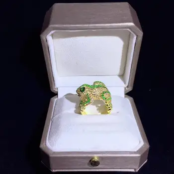 925 sterlingas sidabro su kubinis cirkonis varlė žiedas bauda moterų papuošalai nemokamas pristatymas gyvūnų žiedas