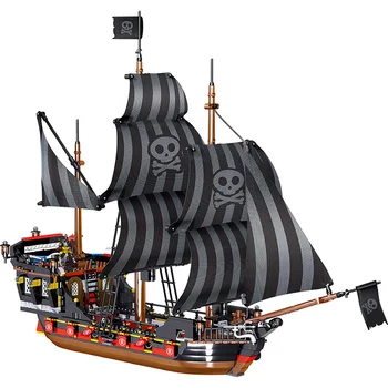 987 Vnt Plytų Karibų Piratų Laivu Black Pearl Laivo Kūrėjas Modelio Blokai Berniukas Gimtadienio Dovana Vaikams, Žaislai Vaikams