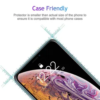 9D Visiškai Padengti Grūdinto Stiklo Screen Protector Naujas iPhone 12 5.4 pro 6.1 6.7 colių 7 8 Plus X Xs Max XR 11 pro 100vnt