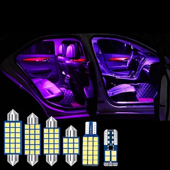 9x T10 W5W LED Lemputės Automobilių Salono Apšvietimas Seat Ibiza 6J 6P 2009-2013 m. m. m. 2016 m. Dome Skaityti Daiktadėžė Žibintai, Bagažinė, Lempos