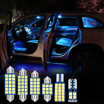 9x T10 W5W LED Lemputės Automobilių Salono Apšvietimas Seat Ibiza 6J 6P 2009-2013 m. m. m. 2016 m. Dome Skaityti Daiktadėžė Žibintai, Bagažinė, Lempos