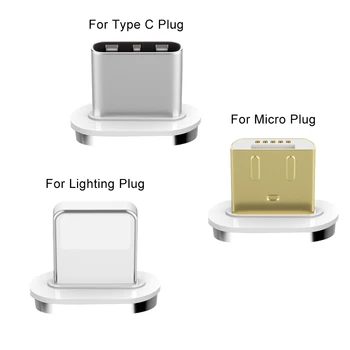 A. S Magnetinio Kabelio Kištuko Tipas C Micro USB C Greito Įkrovimo Duomenų Perdavimo Kabelio Kištukai Telefono 