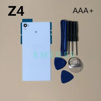 AAA+ Kokybės Galinių Durelių Baterijos Atgal Būsto Stiklo Pakeitimas Padengti Atveju Sony Xperia Z4 Z3+ Z3 Plus E6553 + įrankiai