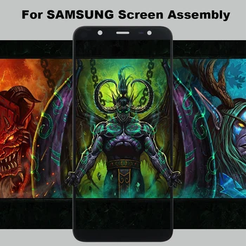 AAAA++++ OLED Patikrintas Samsung Galaxy j3 skyrius J5 J7 J8 Ekranas Jutiklinis Ekranas skaitmeninis keitiklis Asamblėjos Be Rėmo
